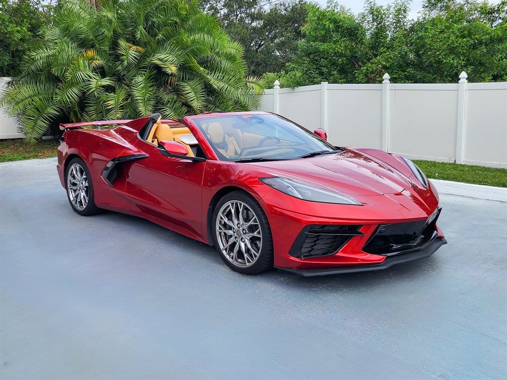 Red Mist Chevrolet Corvette C8 at the Toy Store